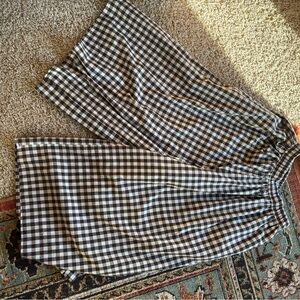 Black and White Checkered Pants